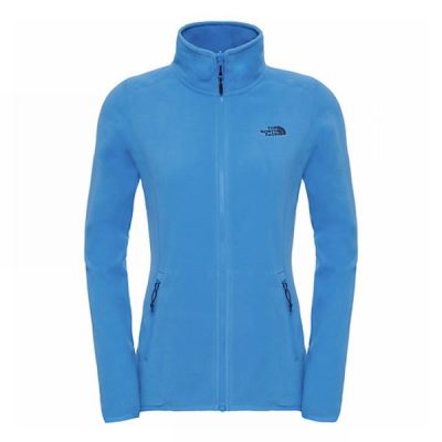 Fleece The North Face 100 Glacier Full Zip Mujer Azules - Chile KHZ710245